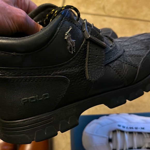 These are Ralph Lauren ankle boots for hiking. I have a lot of wear left - Picture 3 of 3